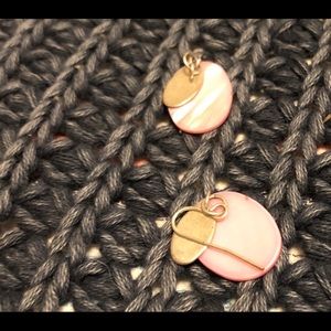 Pink dangling earrings